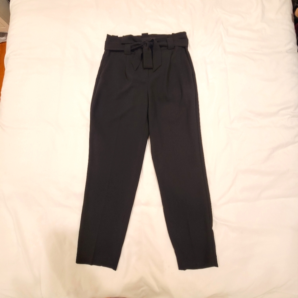 Express Black High Waisted Ankle Pants